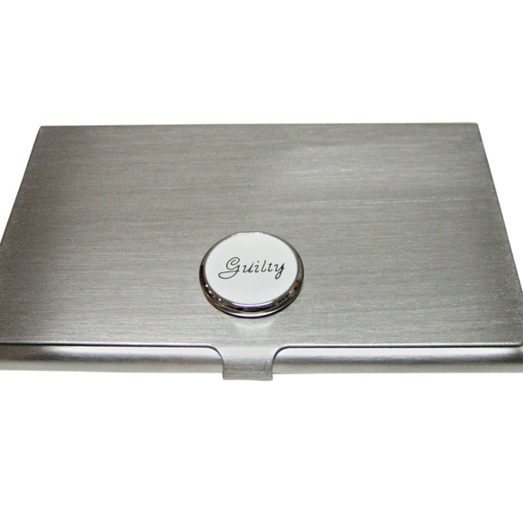 Attorney Business Card Holders - Etsy Guilty Law Business Card Holder